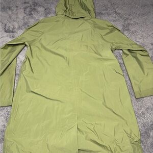 LL Bean Green Hooded Raincoat